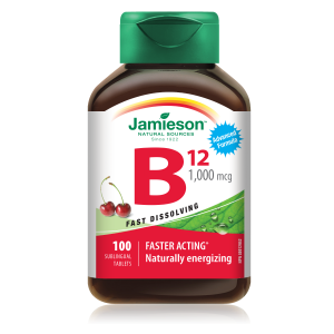 Jamieson Vitamin B12 1000 μg, tablete za žvakanje