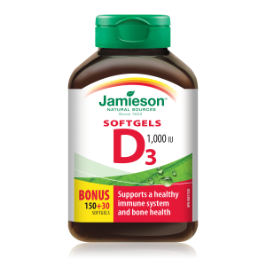 Jamieson Vitamin D 1000 IU, kapsule